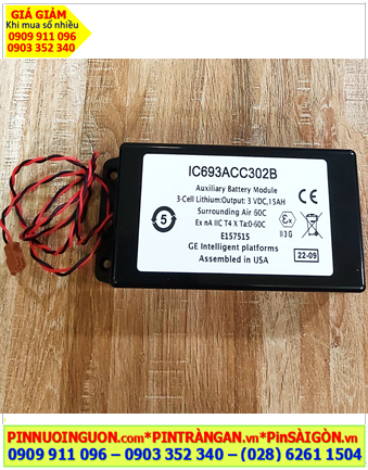 Fanuc IC693ACC302B; Pin nuôi nguồn Fanuc IC693ACC302B lithium 3.0v 15000mAh chính hãng